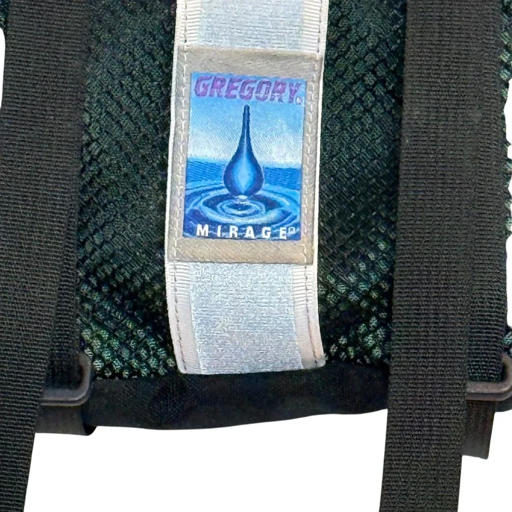 Gregory Mirage Hydration‎ Waist Pack Bottle Carrier Black Green Trail Hiking USA